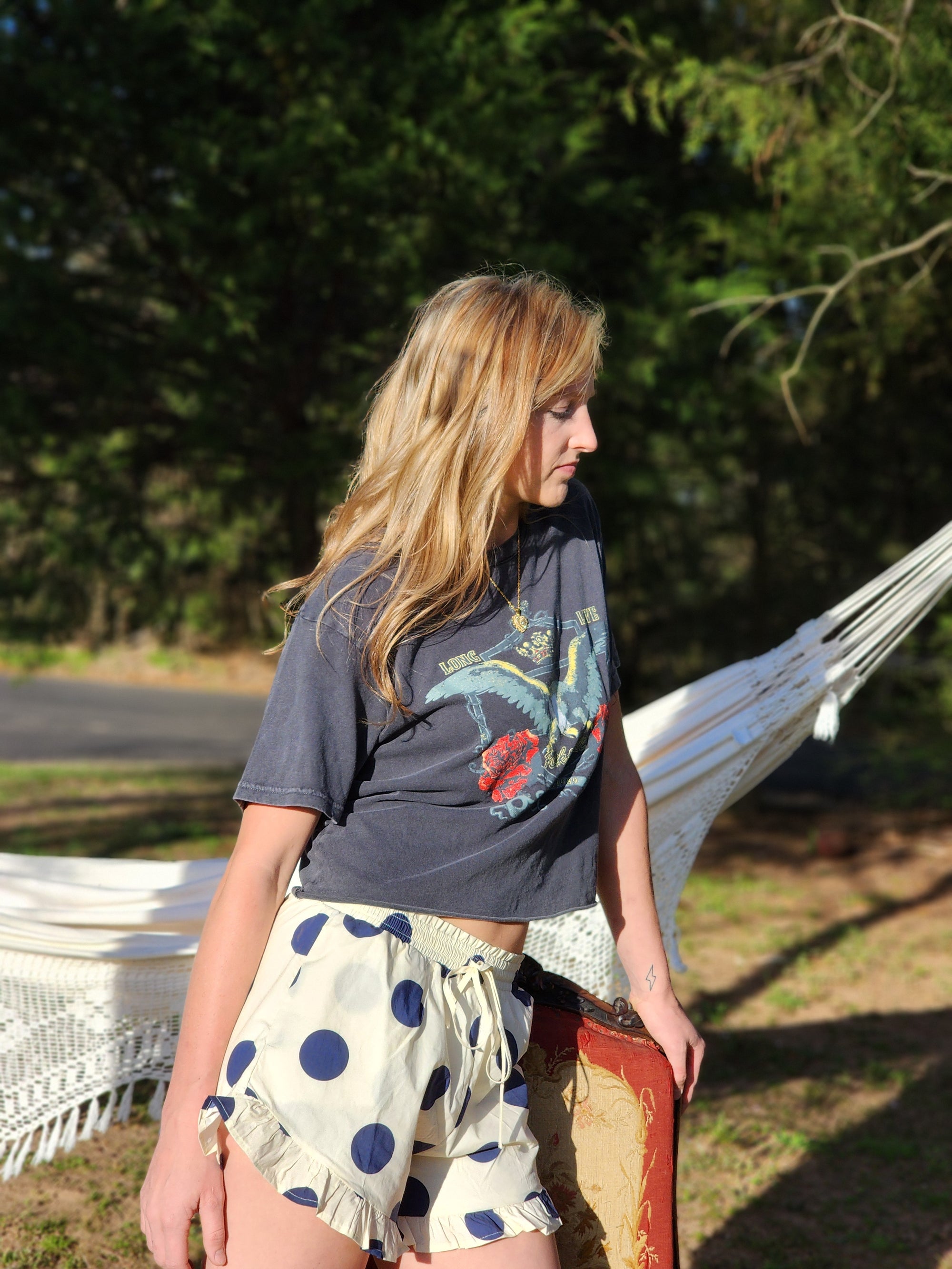 Eagle Graphic Cropped-Tee
