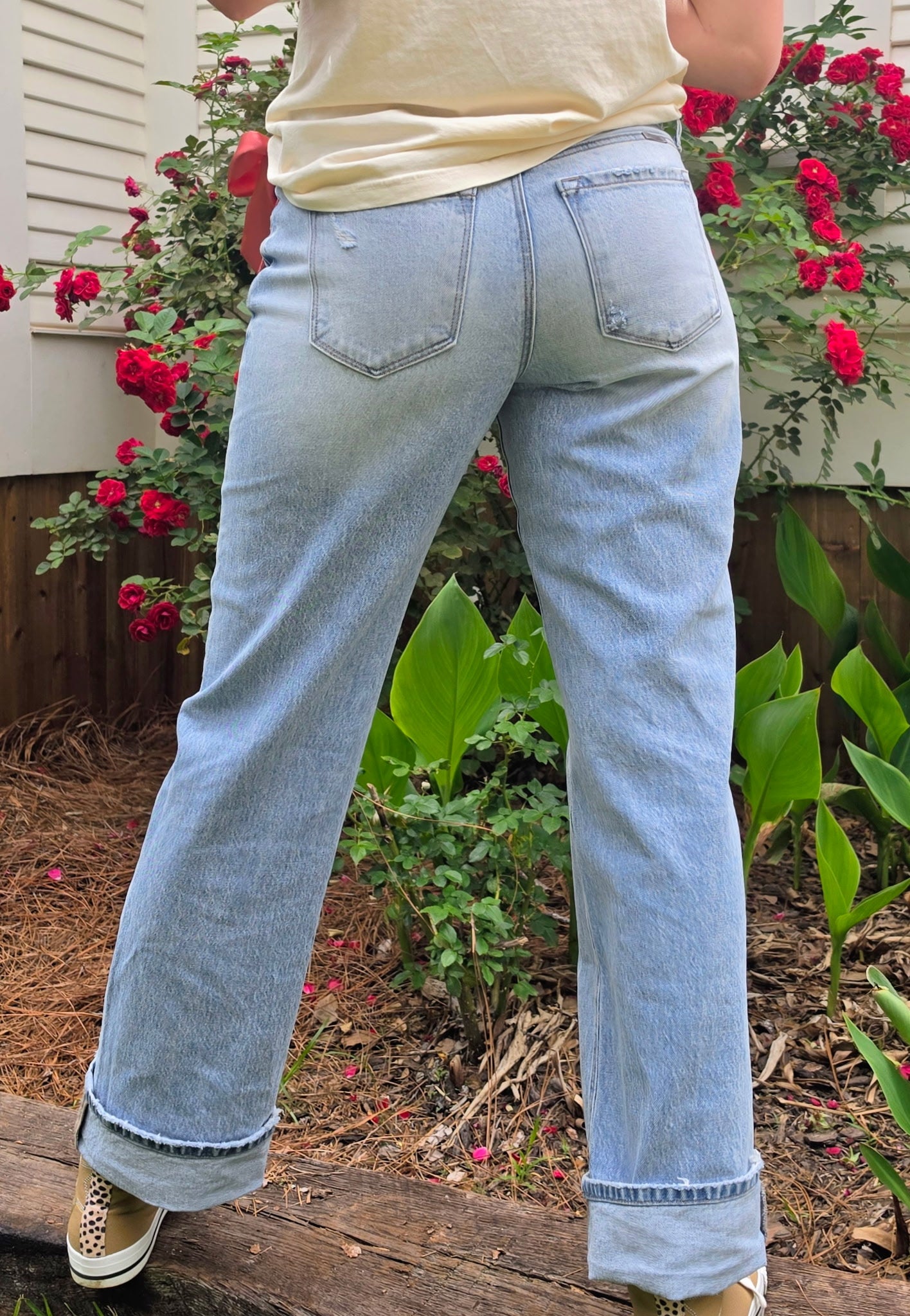 KanCan Low Rise Loose Straight Jeans