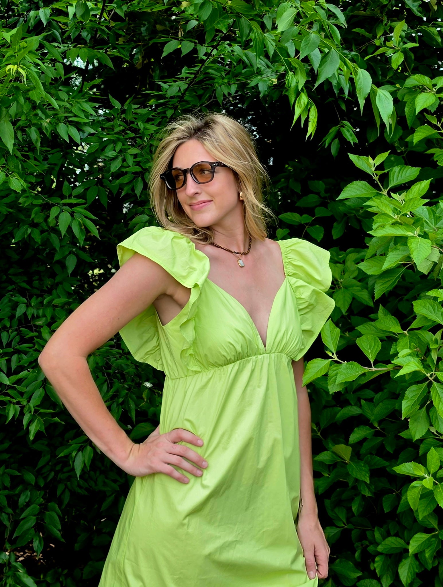 Ruffled Baby Doll Dress